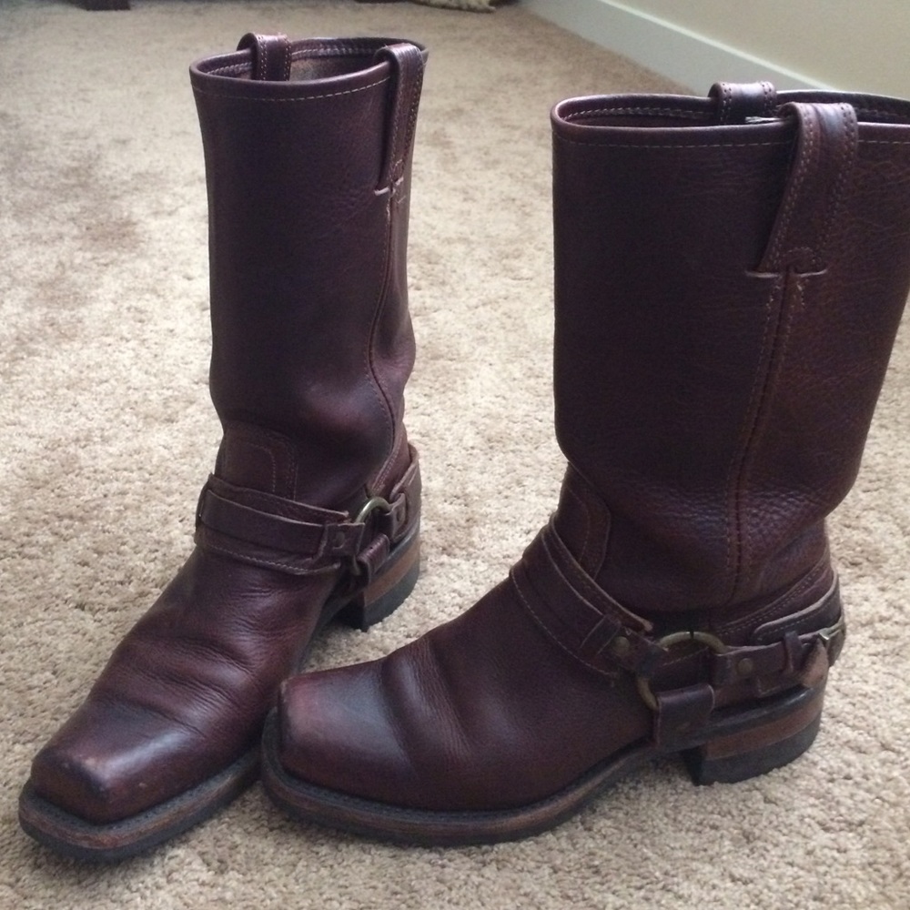 Frye Harness 12R Leather Boot